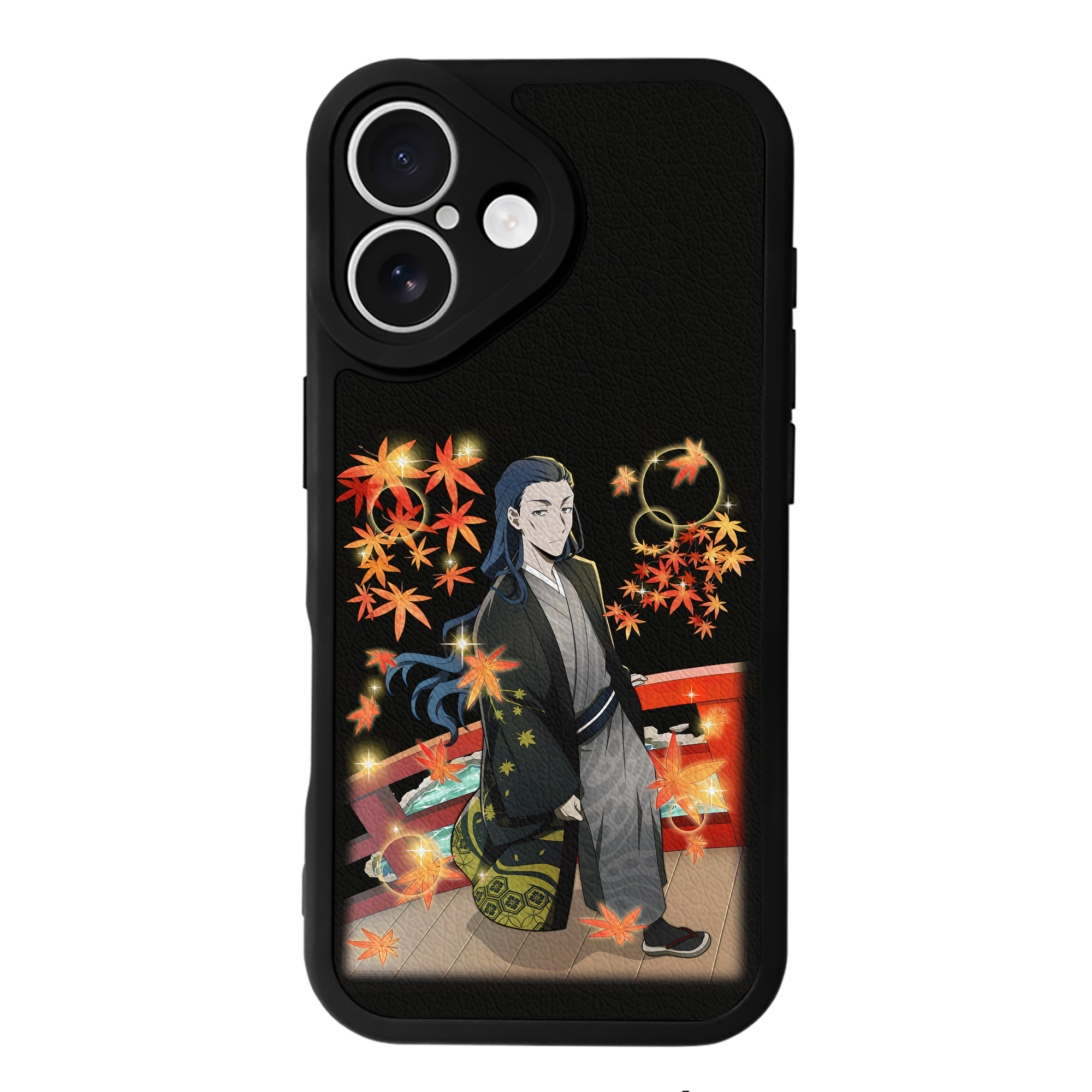 （画像用） 文豪ストレイドッグス Bungo Stray Dogs 【iPhone 16シリーズ対応】シリコンスマホケース（レザー調） 材質：シリコン
